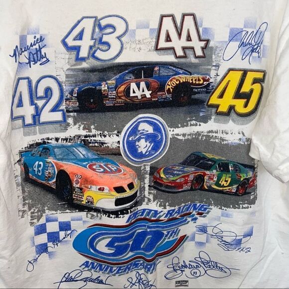 Vintage NASCAR racing tshirt - 50th anniversary of petty racing graphic t-shirt - Picture 5 of 8